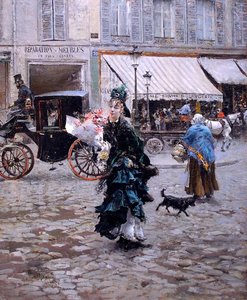 Crossing The Street — Giovanni Boldini