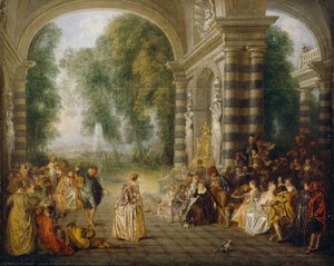 I Piaceri Del Ballo — Jean-antoine Watteau