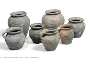 Medieval Pots — Local Workshop, Prussia