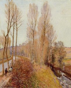 Pfad Am Loing-kanal — Alfred Sisley