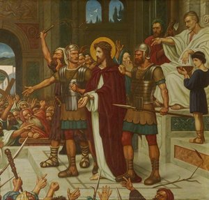 Jesus Christ Condemned To Death (part Of ‘stations Of The Cross’) — Edward Arthur Fellowes Prynne