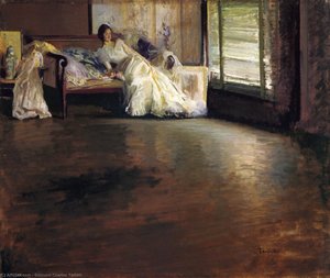 Across The Room (aka By The Window Or Leisure Hour) — Edmund Charles Tarbell