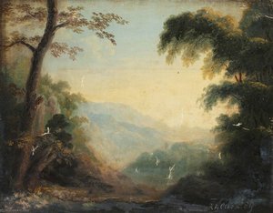 A Landscape — Richard Augustus Clack