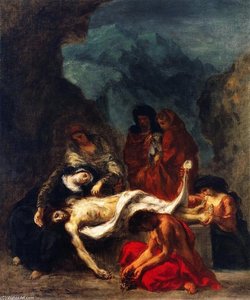 Die Klage Über Christus — Eugène Delacroix