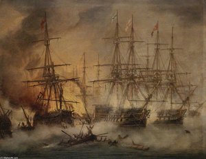 The Battle Of Navarino — Thomas Luny