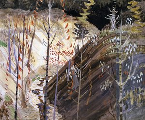 Pine Hollow In Spring — Charles Burchfield