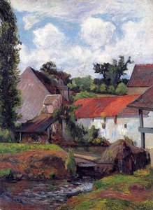 Farm V Osny — Eugène Henri Paul Gauguin