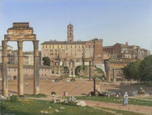 View Of The Forum In Rome — Christoffer Wilhelm Eckersberg