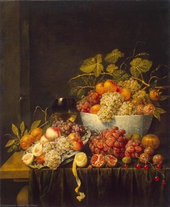 Nature Morte Aux Raisins — Adriaen Van Utrecht