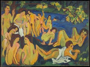 Bañistas En Moritzburg — Ernst Ludwig Kirchner