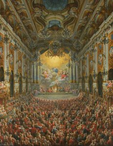 A Concert Given By The Duc De Nivernais To Mark The Birth Of The Dauphin — Giovanni Paolo Panini