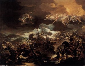 Segern Vid Sisera — Luca Giordano
