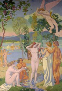 Panel 1. Eros Is Struck By Psyche's Beauty — Denis Maurice