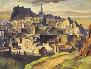 Edinburgh (from Salisbury Crags) — William Crozier