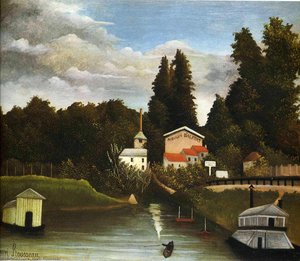 The Mill At Alfor — Henri Julien Félix Rousseau (le Douanier)