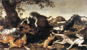 Wild Boar Hunt — Frans Snyders