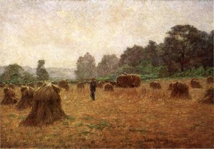 Wheat-wain Afield — John Ottis Adams