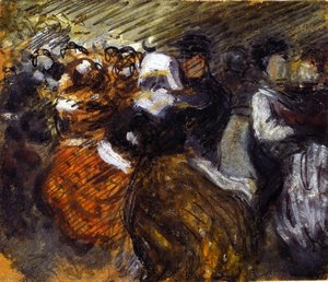 Pescadores Bailarines En Bretanha — Franz Marc