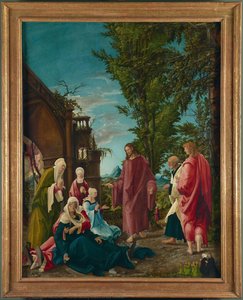 Christ Taking Leave Of His Mother — Albrecht Altdorfer