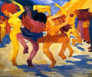 Dance Around The Golden Calf — Emil Nolde