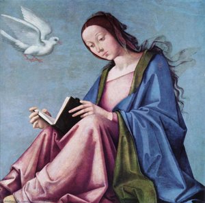 Reading Maria — Lorenzo Costa (the Elder)