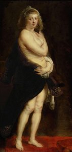 Helena Fourment In A Fur Robe — 피터 파울 루벤스 작업장
