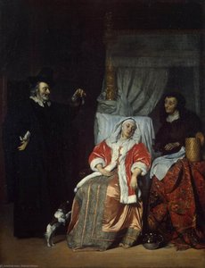 Visit Of The Physician — Gabriel Metsu