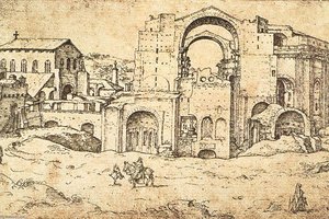 Construction Of The New St Peter's In Rome — Maerten Van Heemskerck
