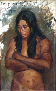 Head Of An Indian — Antonio Parreiras