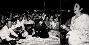 Bano Performing At The Arts Council In Karachi. — The Citizens Archive Of Pakistan (cap)