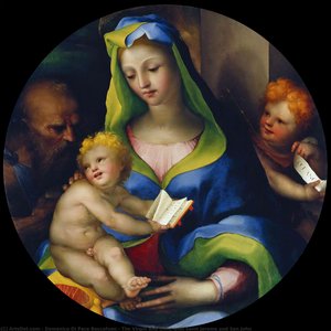 The Virgin And Child With Saint Jerome And San John — Domenico Di Pace Beccafumi