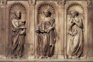 Funeral Monument To John Xxiii (detail) — Michelozzo Di Bartolomeo