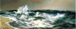 The Much Resounding Sea — Thomas Moran