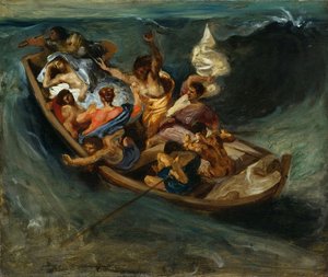 Le Christ Sur La Mer De Galilée — Eugène Delacroix