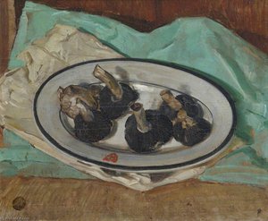 Mushrooms On A Plate — Sir William Nicholson