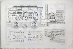 Usine De Noisiel – Fabrique De Chocolat De M. Ménier. — Jacques Eugène Armengaud