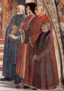 Conferma Della Regola (dettaglio) — Domenico Ghirlandaio
