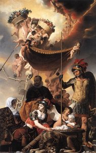 Allegory Of The Birth Of Frederik Hendrik — Caesar Van Everdingen (cesar Pietersz)