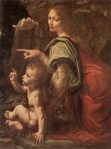 Kayalıklar Bakiresi (detay) — Leonardo Da Vinci