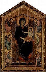 Madonna Rucellai — ドゥッチョ・ディ・ブオニンセーニャ