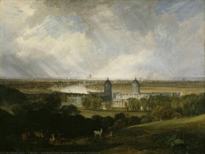 London From Greenwich Park Exhibited — J.m.w. Turner