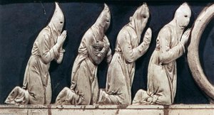 Trinity Altarpiece (detail) — Andrea Della Robbia