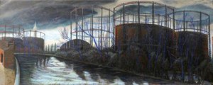 King's Cross Gasholders, Afternoon, London — Mark Cazalet