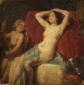 Venere E Cupido — William Etty