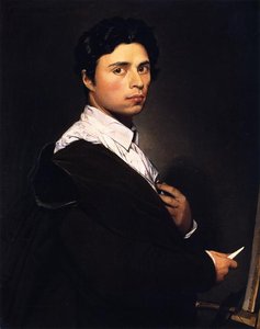 Autoritratto Al Cavalletto — Jean-auguste-dominique Ingres