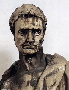 Prophet Jeremiah (detail) — Donatello