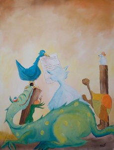 Puss With A Dragon And A Tortoise — Peter Trust
