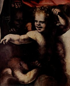 Trinity Tryptych (detail) — Domenico Di Pace Beccafumi