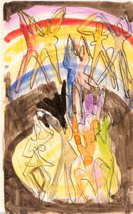 Design For The Banquet Hall In Essen — Ernst Ludwig Kirchner
