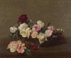 Roses 'la France' — Henri Fantin-latour